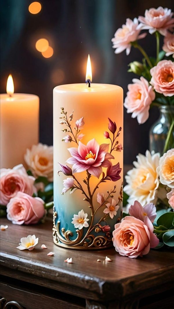 свечи и подсвечники