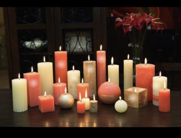 свечи красивые