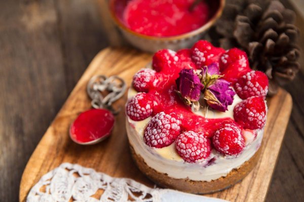 чизкейк малина