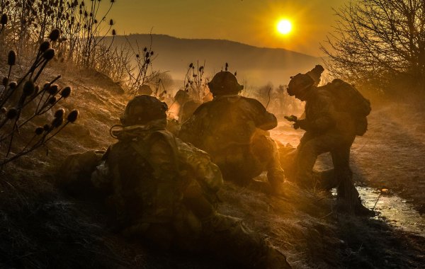 солдат на рассвете