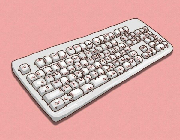 рисунки на клавиатуре