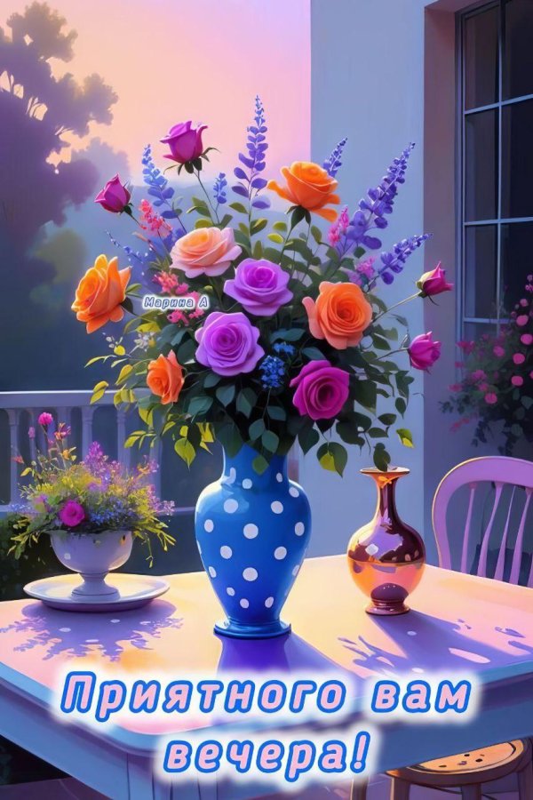 поздравление с хорошим вечером