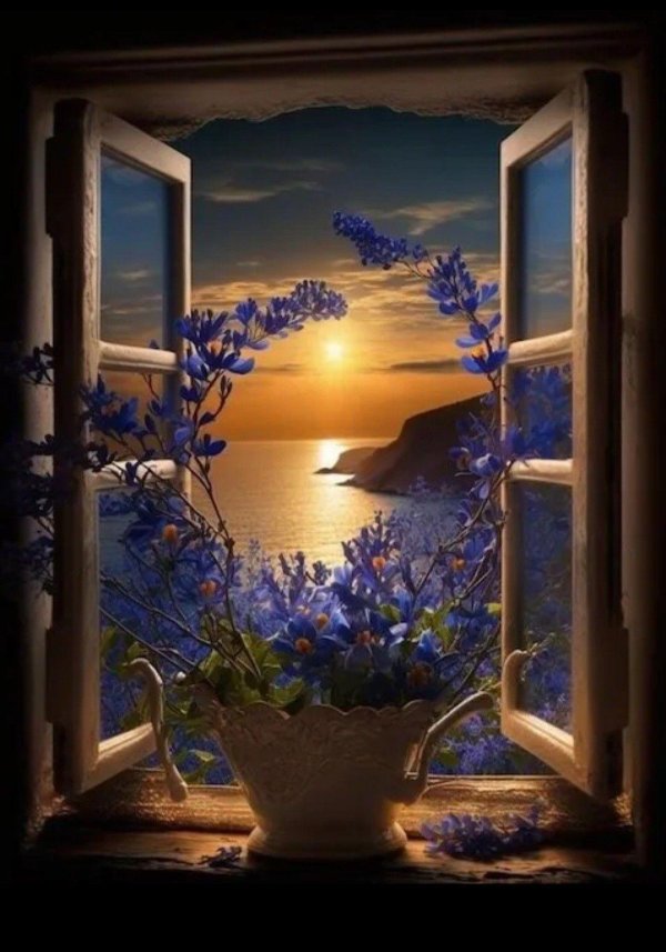 натюрморт на окне