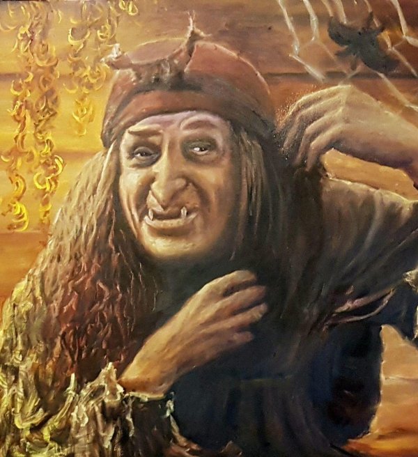баба яга портрет