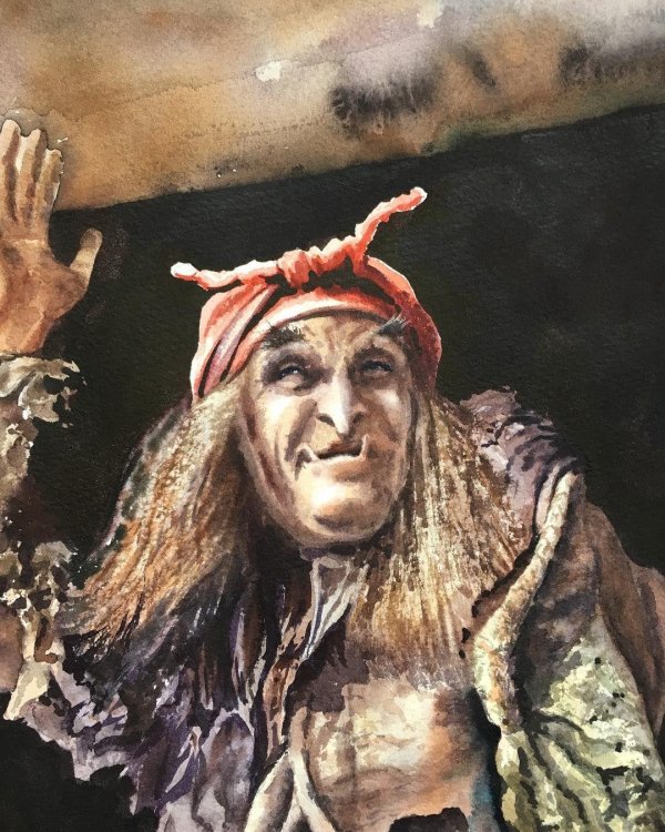 баба яга портрет