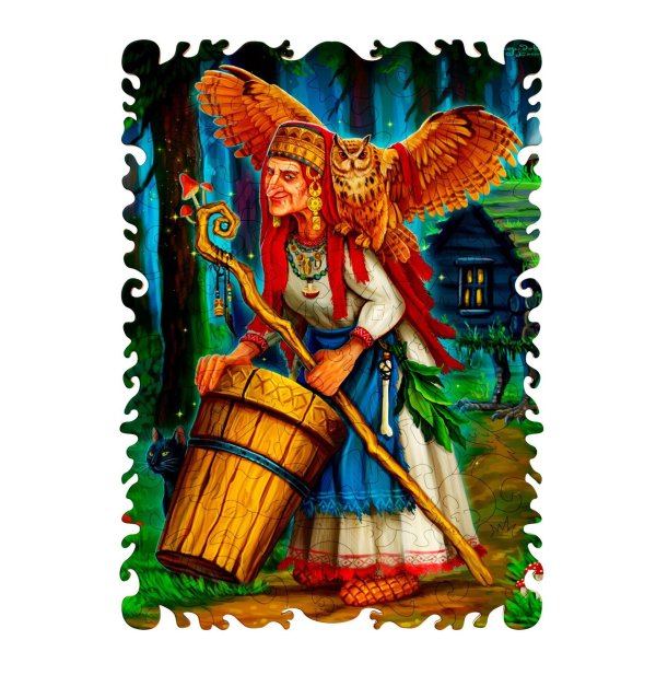 баба яга рисунки