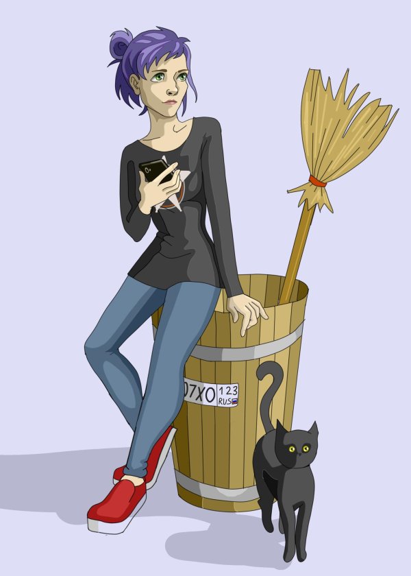 баба яга мультяшная