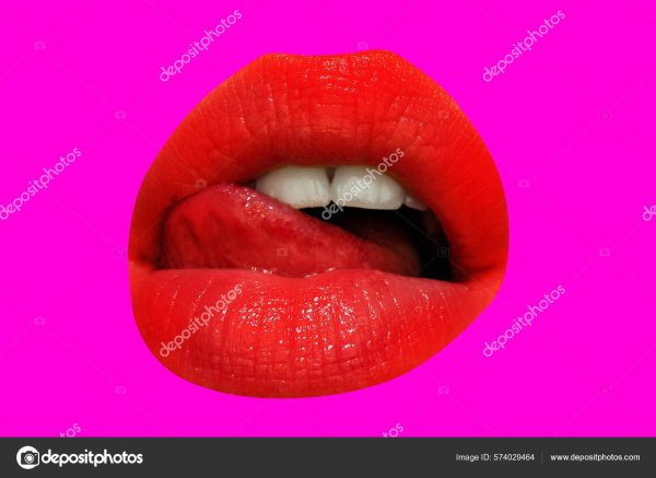язык облизывающий губы