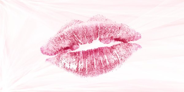 отпечаток помады