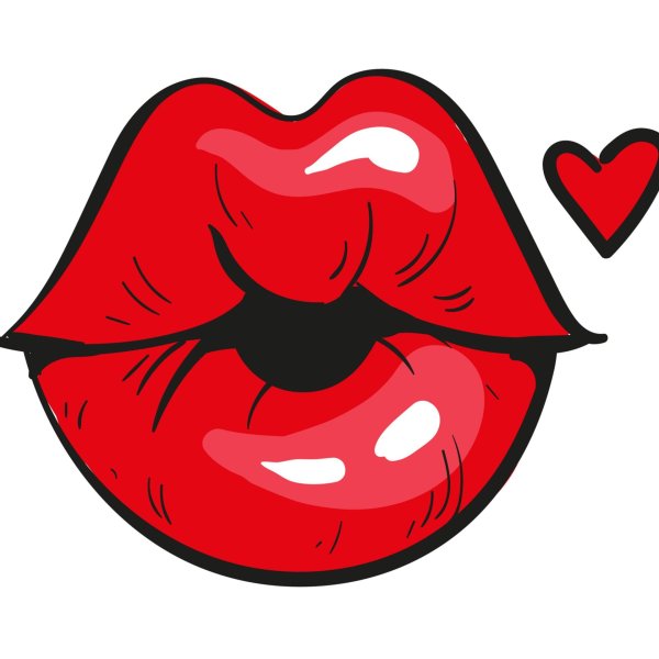 поцелуйчик рисунок