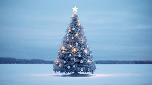 ель новогодняя