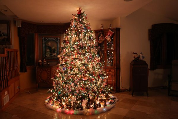 новогодние елки дома