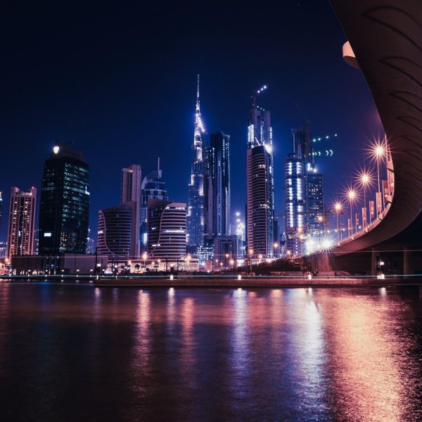 ночной дубай