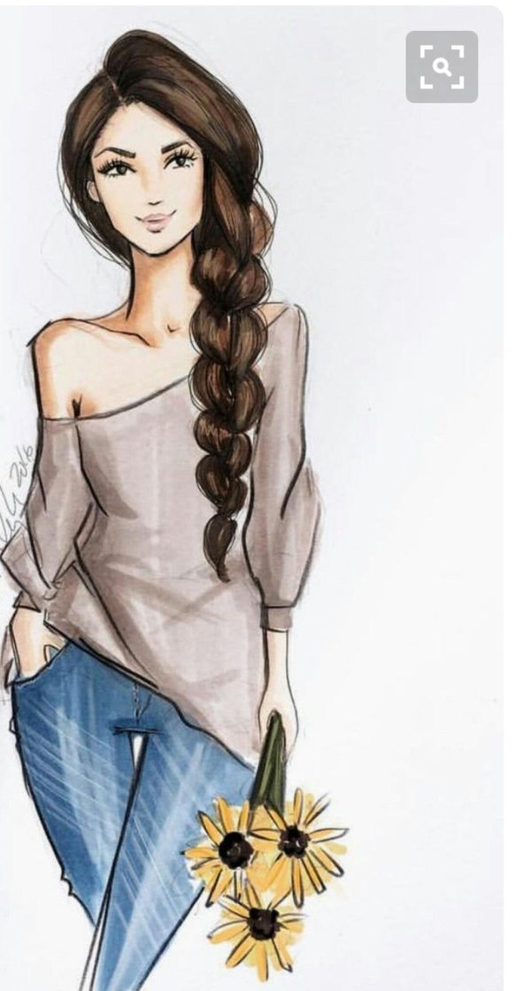 модная иллюстрация