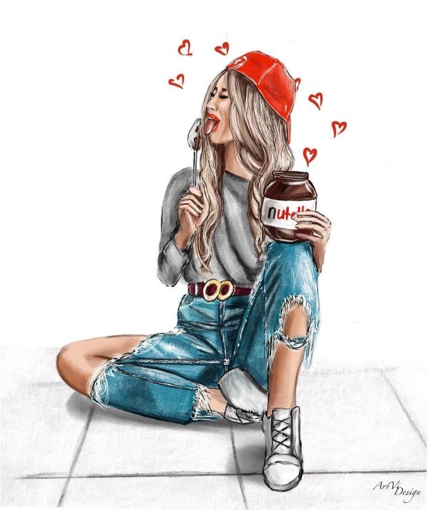 иллюстрации девушек