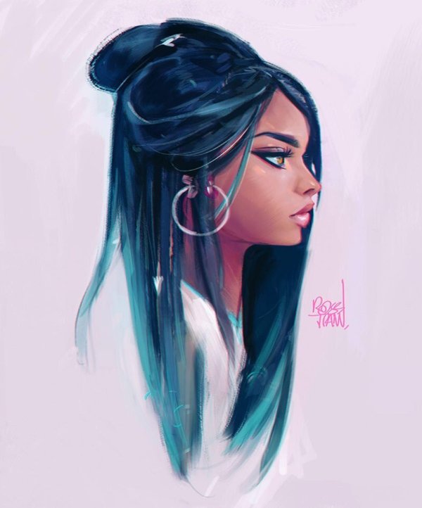 девушка иллюстрация