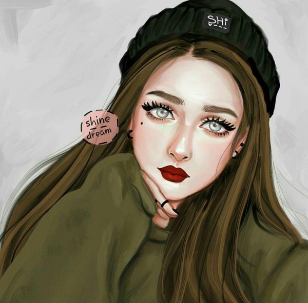 арты девушек