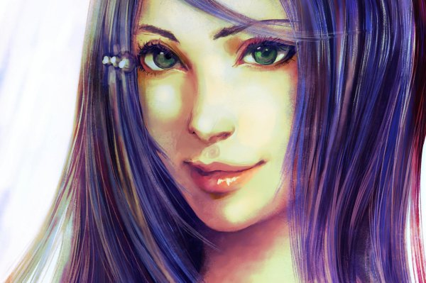 красивые рисованные девушки