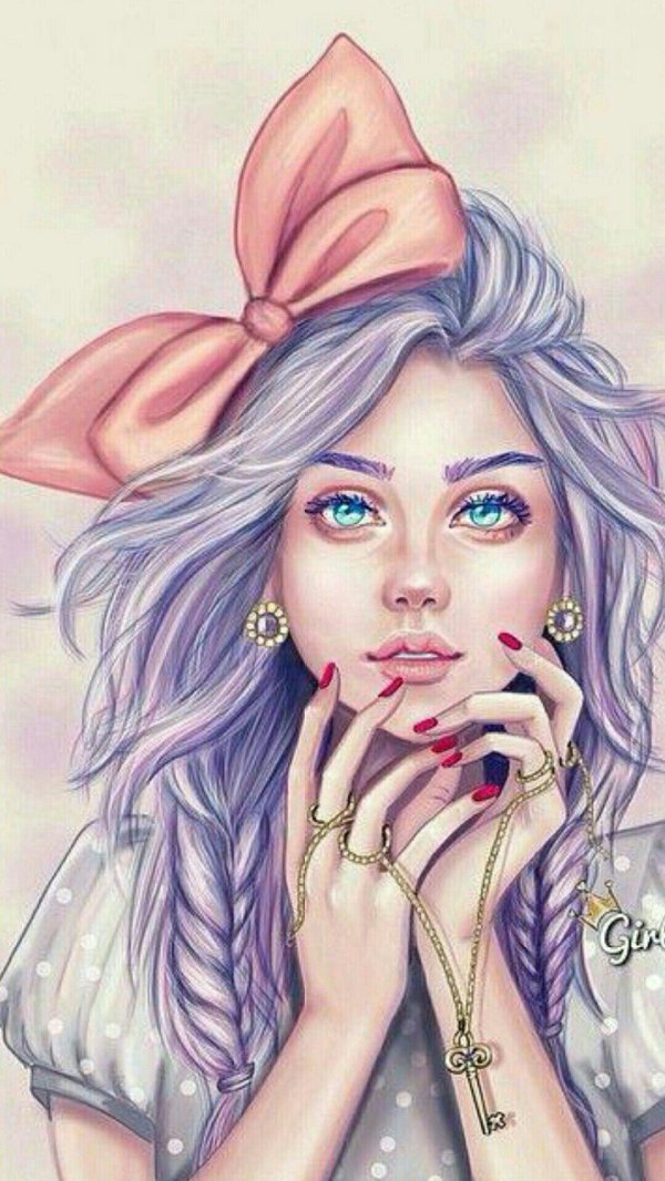 красивые мультяшные девочки