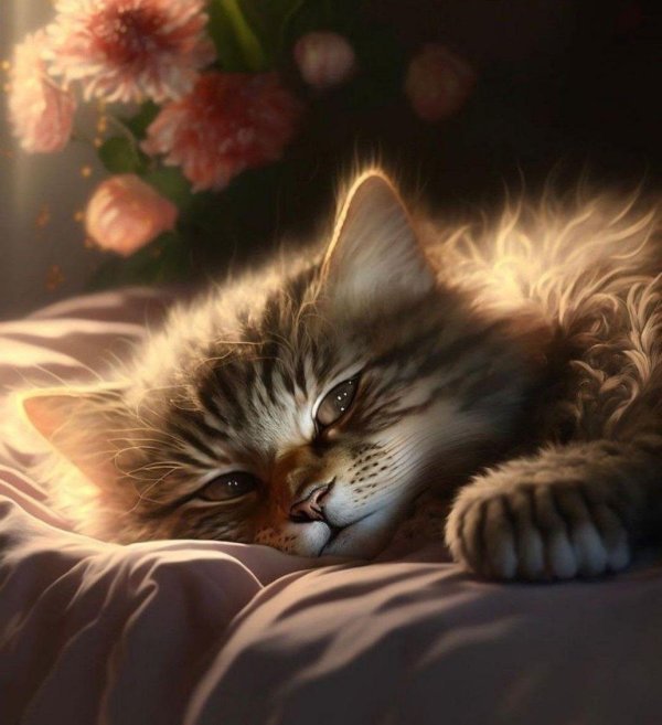 ночной кот милый