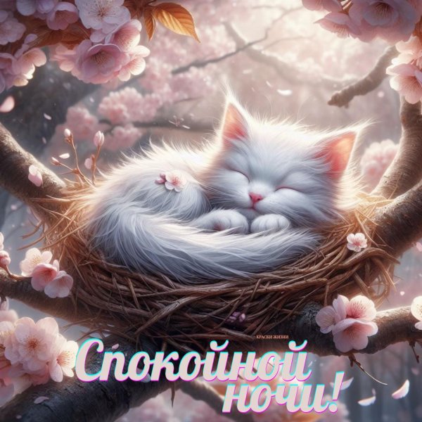 сладких снов кошечка