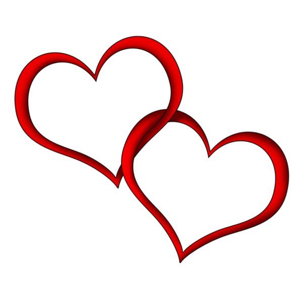 два сердечка