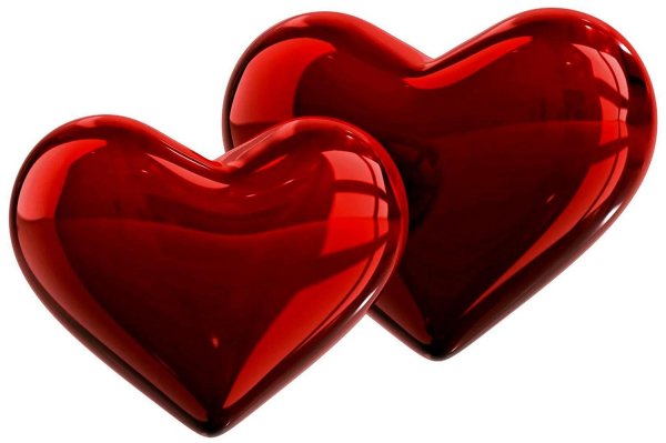 два сердечка