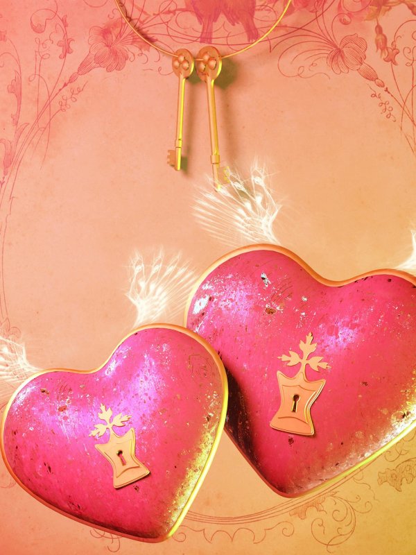 сердце ключом