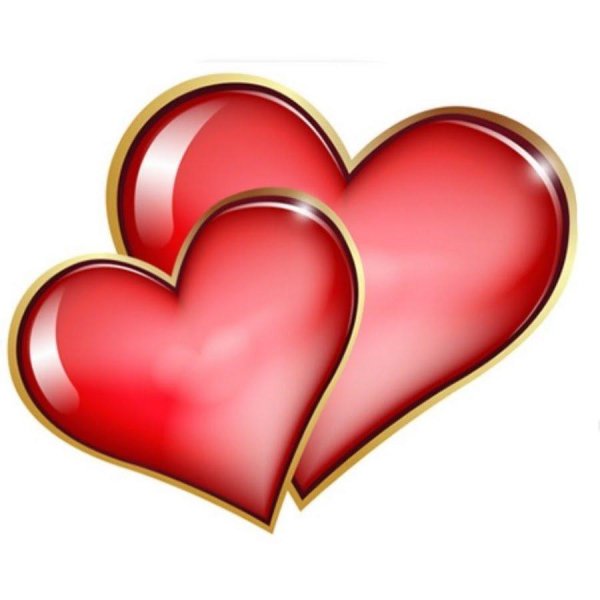 два сердечка