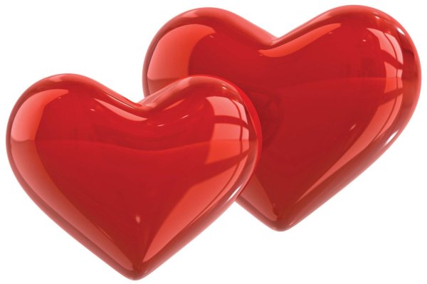 два сердечка