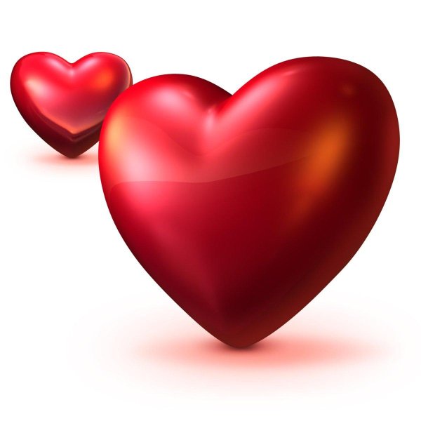 сердечки 3 д