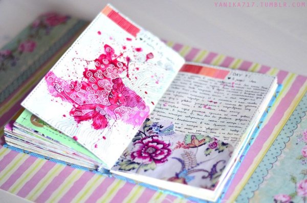 украсить личный дневник