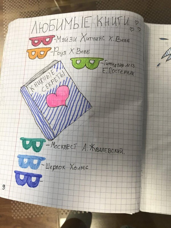 страничка любви в личном дневнике