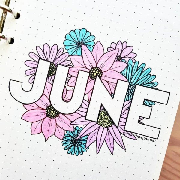 буллет джорнал июль