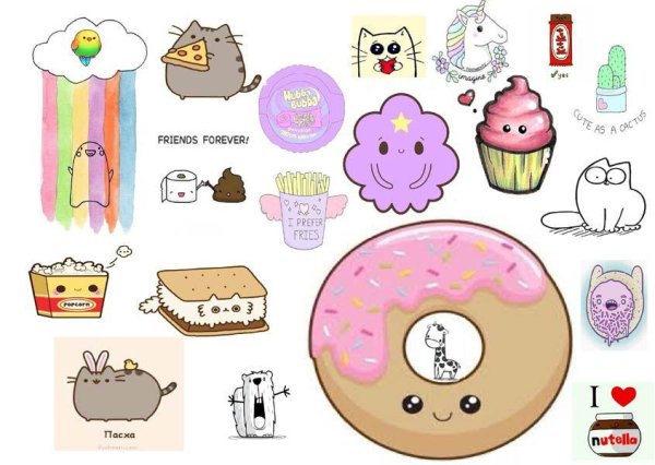 милые наклейки