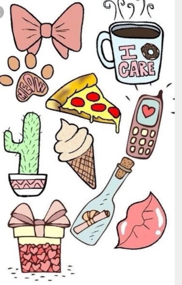 еда рисунки для срисовки