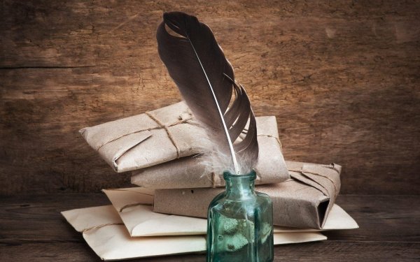 перо в чернильнице