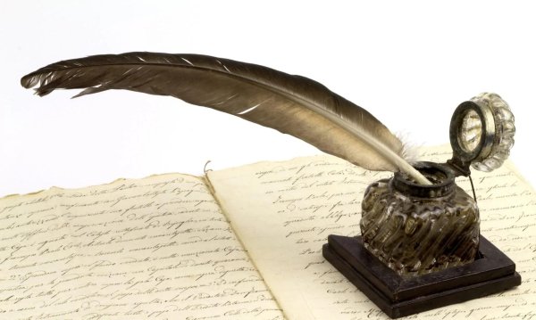 перо для письма