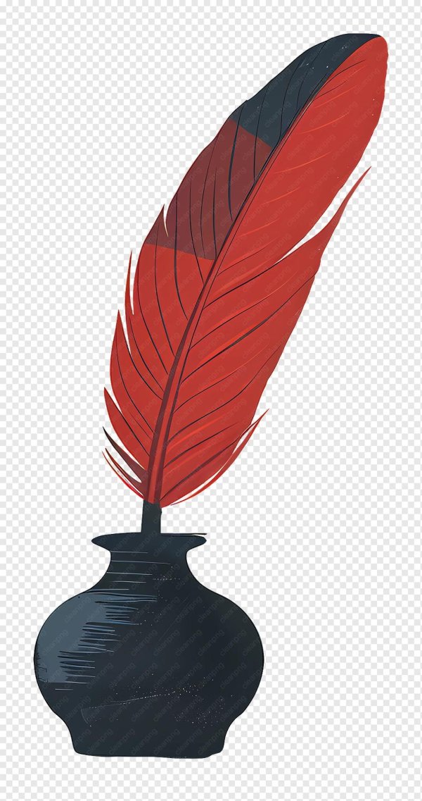 чернильница с пером