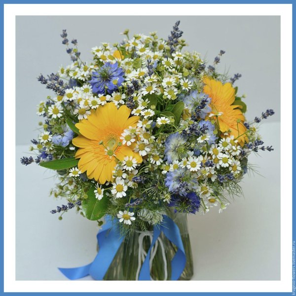 летние букеты