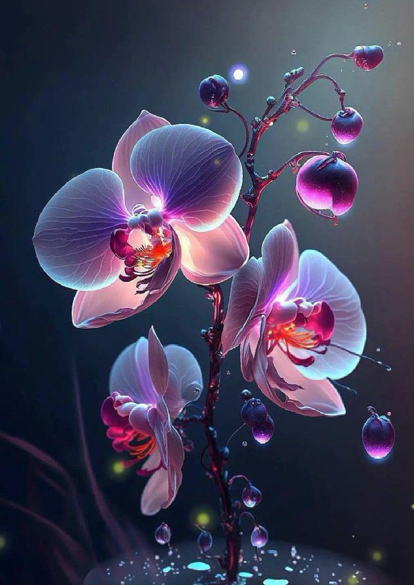 картина орхидея