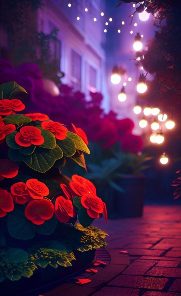 рождественские огни