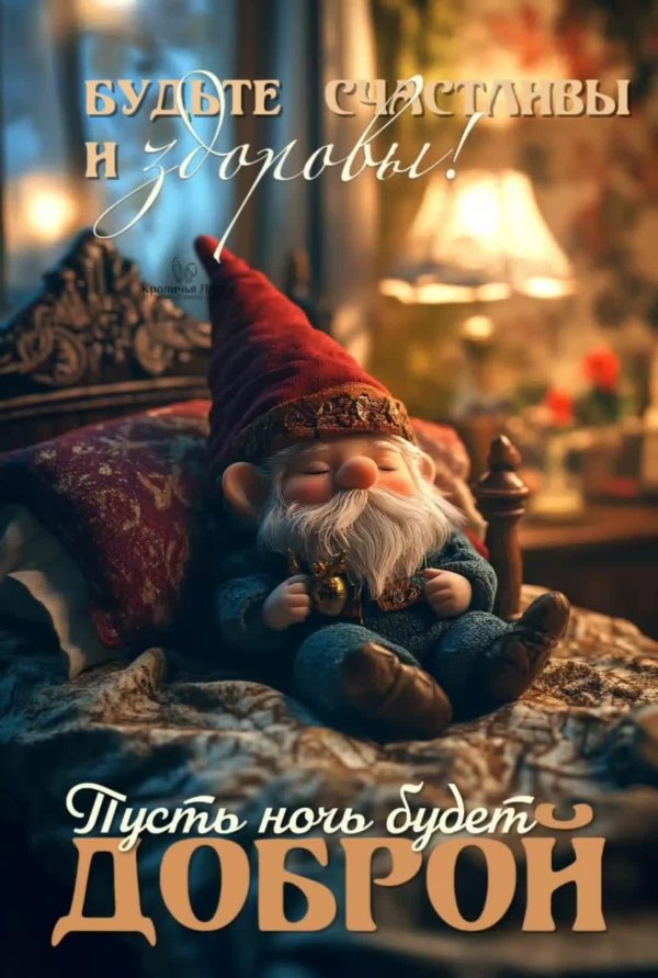 спокойной ночи гномики