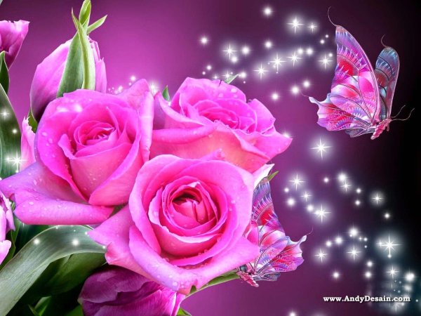 мерцающие цветы