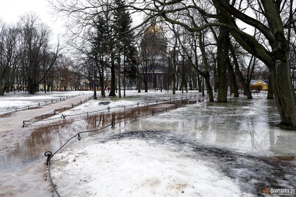 зима в питере