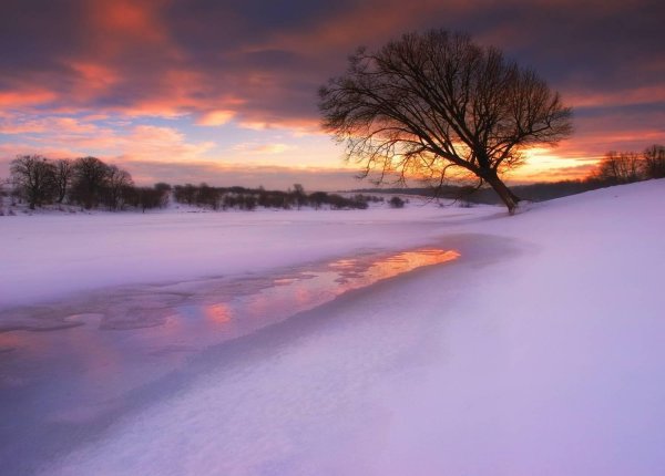 зимние закаты