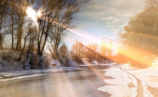 зимний рассвет