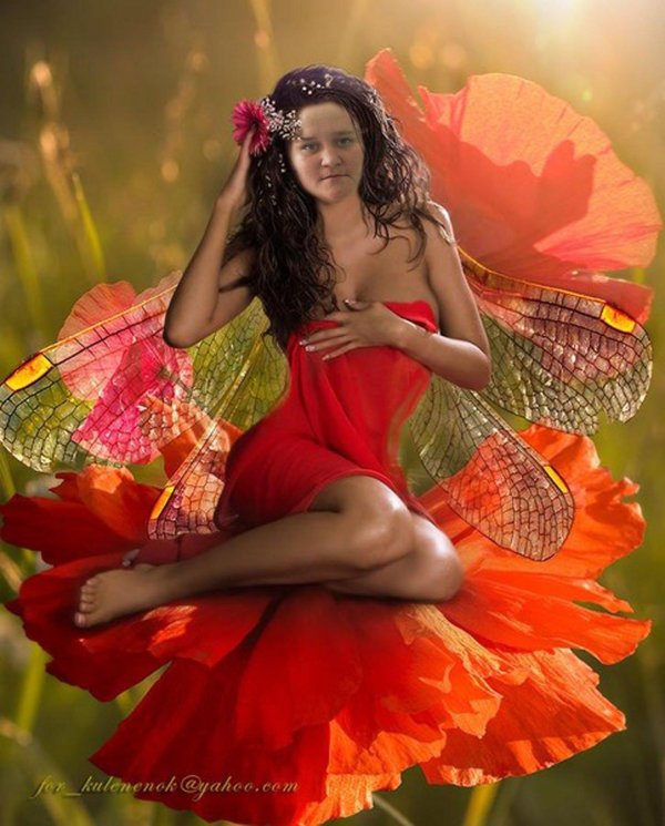 фея цветов фотосессия