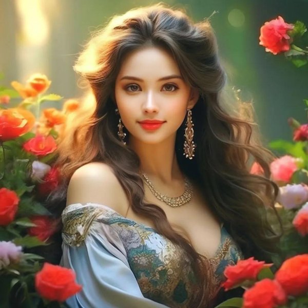 картины красивых девушек