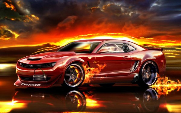 тачка огонь